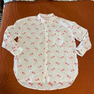 Maeve by Anthropologie Mushroom Button Up
